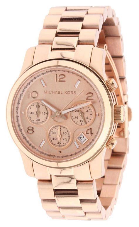 michael kors runway women's watch mk5128 rose gold rose|michael kors rose gold.